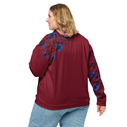 Women's Bomber Jacket Peace and Love