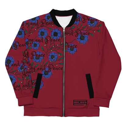 Women's Bomber Jacket Peace and Love