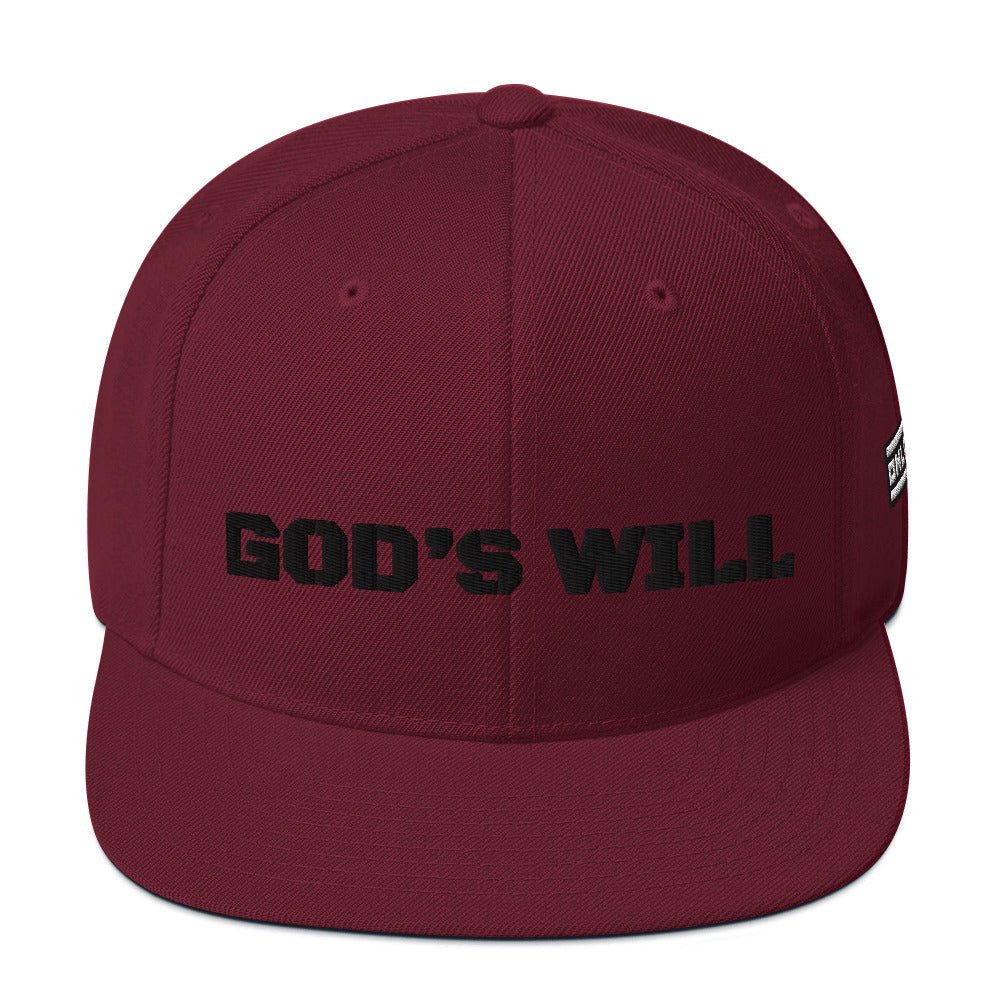 Snapback Hat GODS WILL