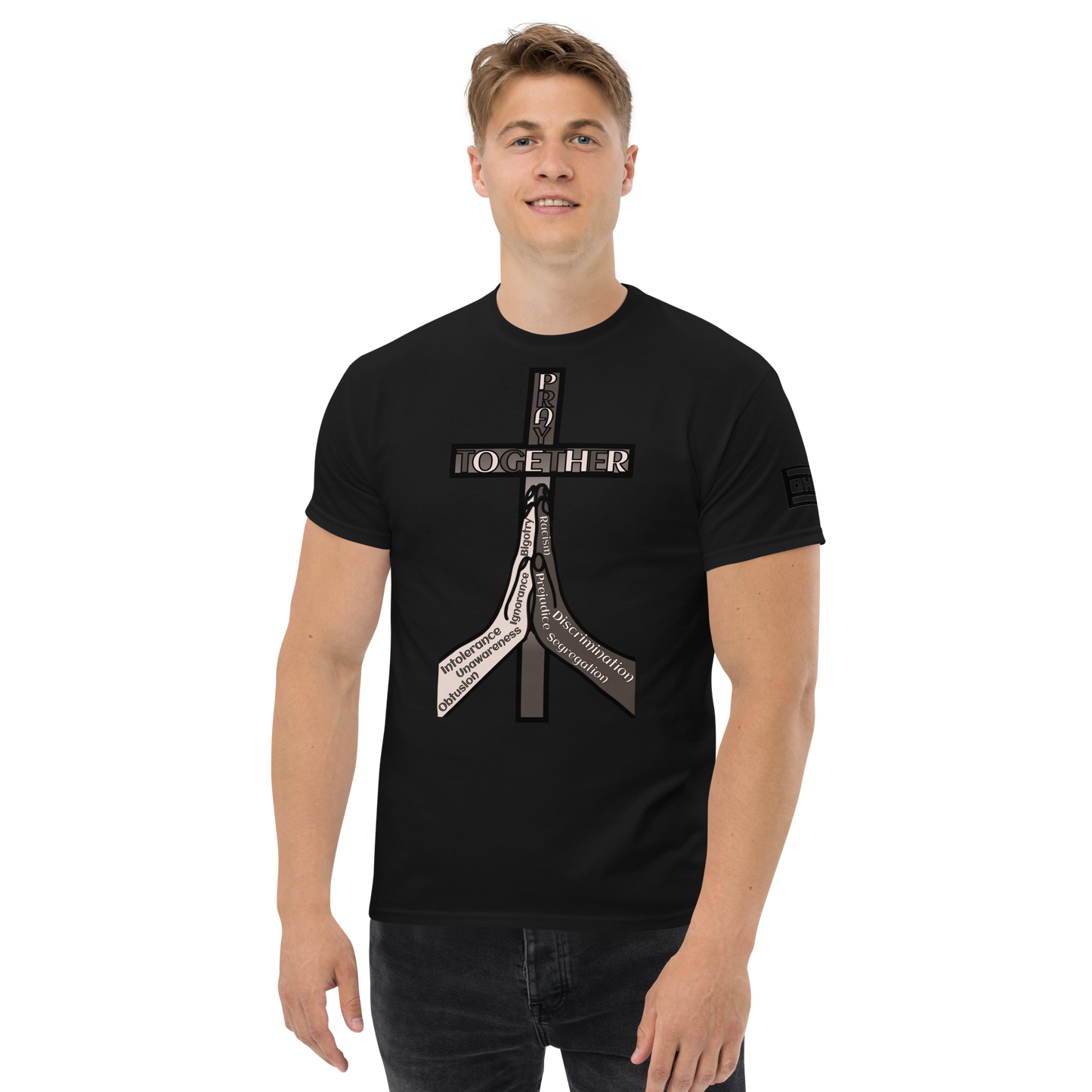 Men's classic tee PRAY TOGETHER