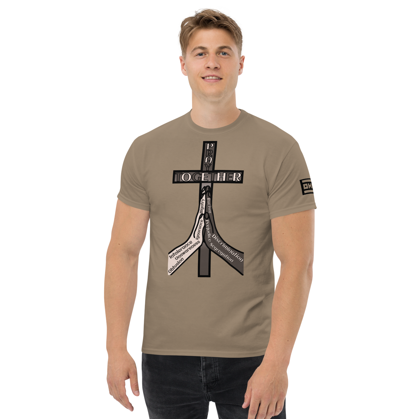 Men's classic tee PRAY TOGETHER