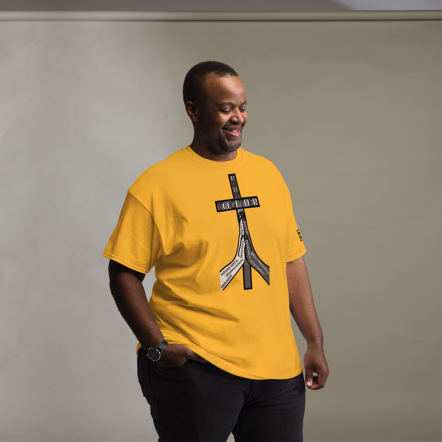 Men's classic tee PRAY TOGETHER