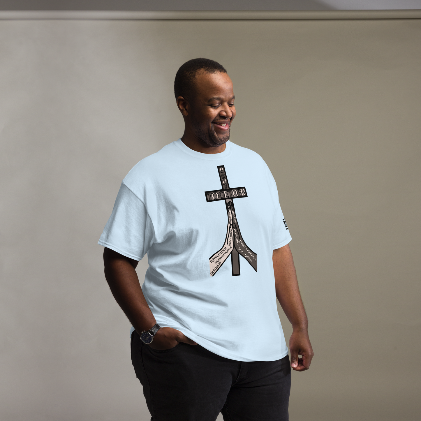 Men's classic tee PRAY TOGETHER