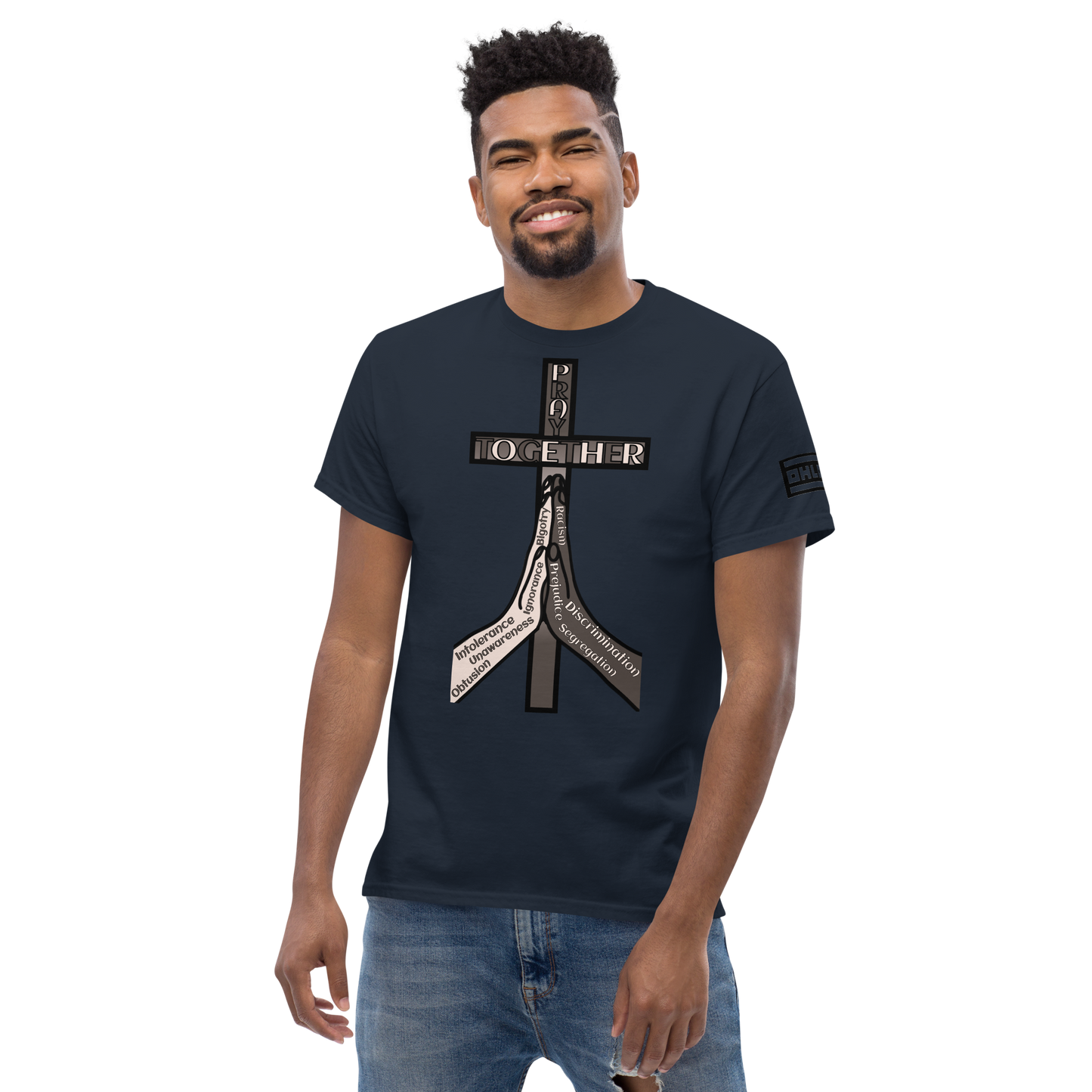 Men's classic tee PRAY TOGETHER