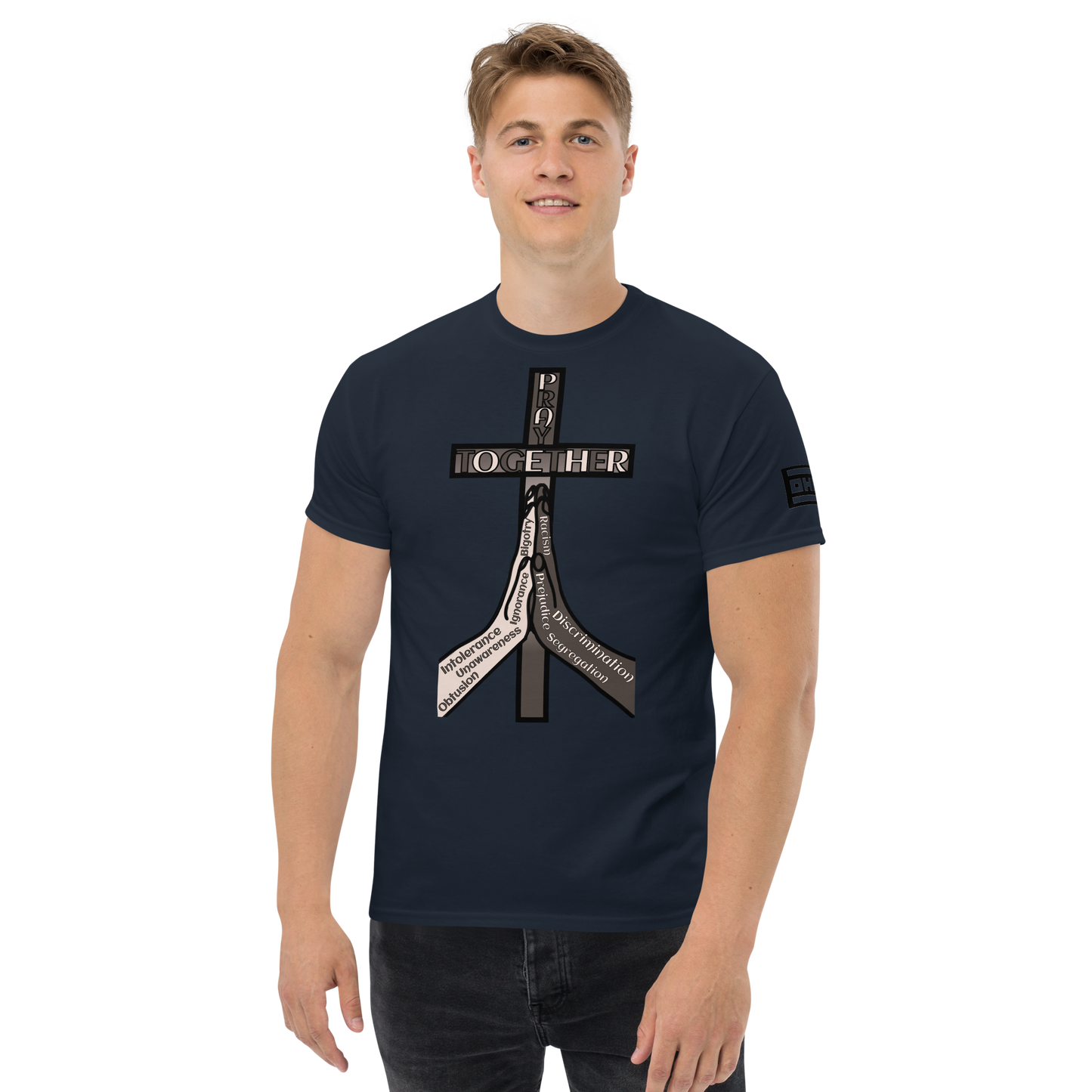 Men's classic tee PRAY TOGETHER