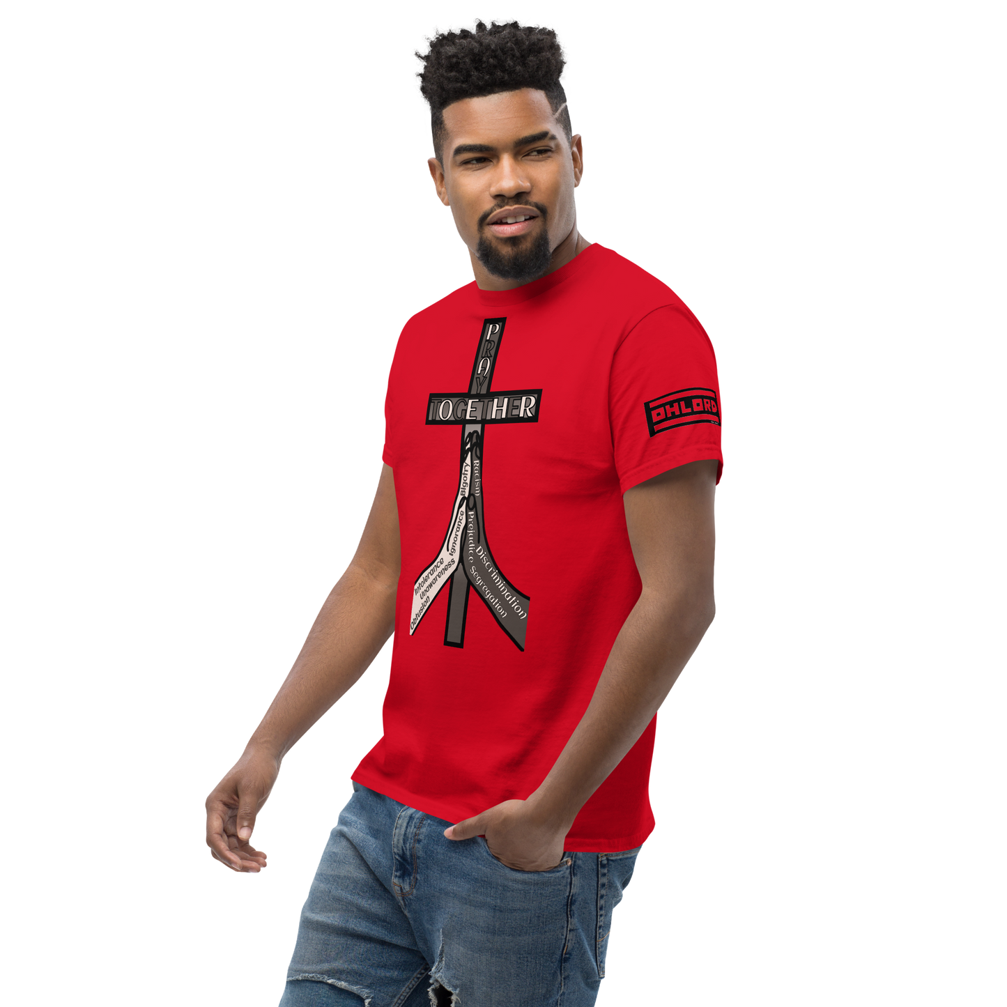 Men's classic tee PRAY TOGETHER