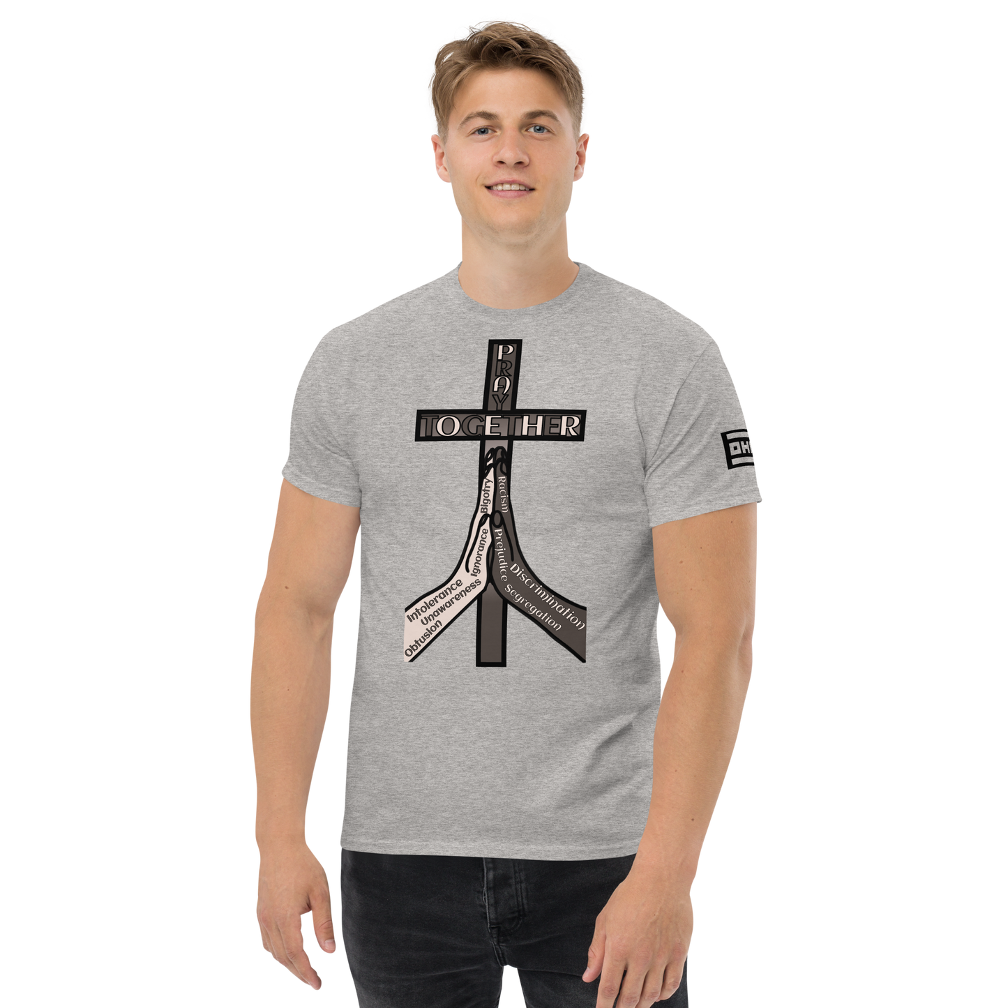 Men's classic tee PRAY TOGETHER