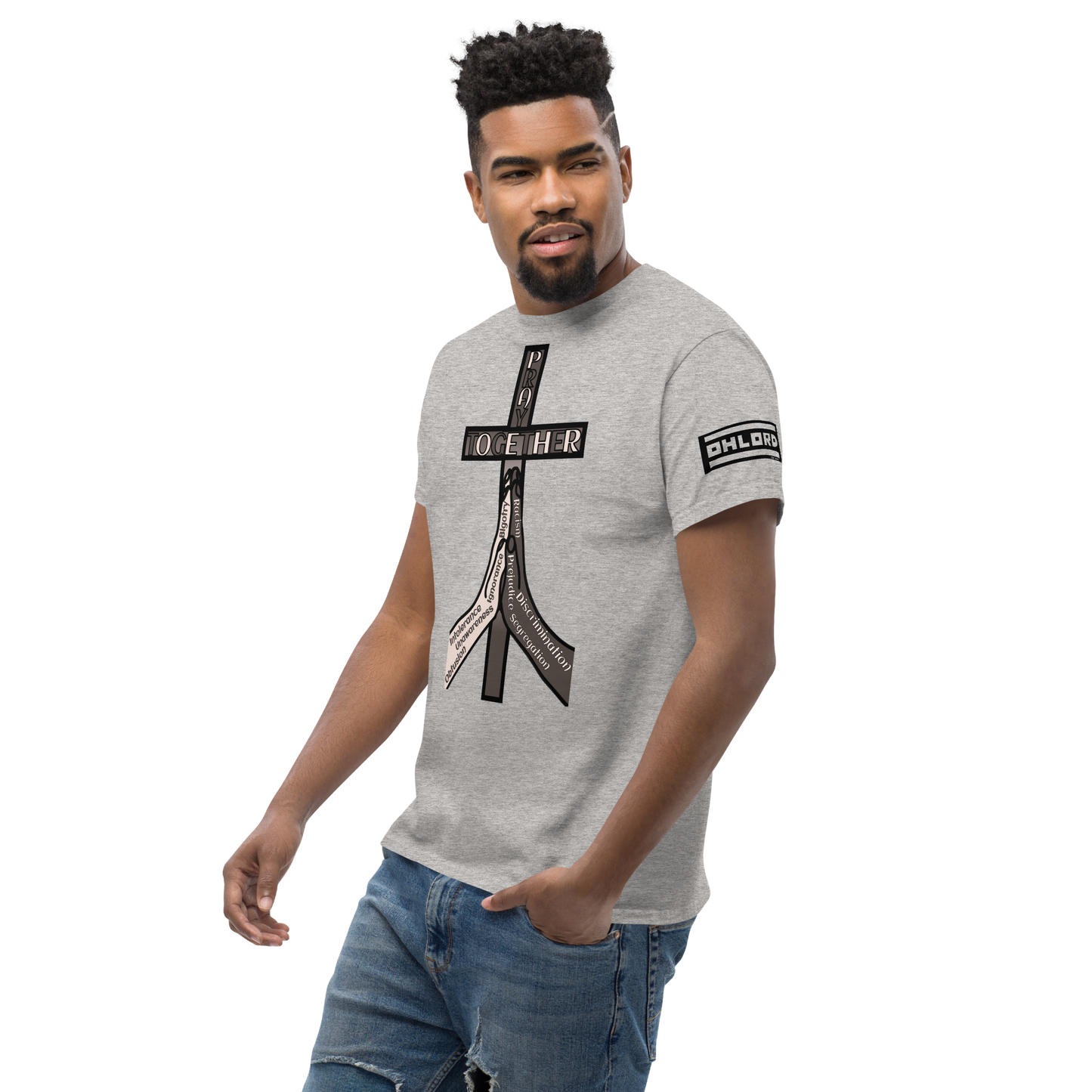 Men's classic tee PRAY TOGETHER