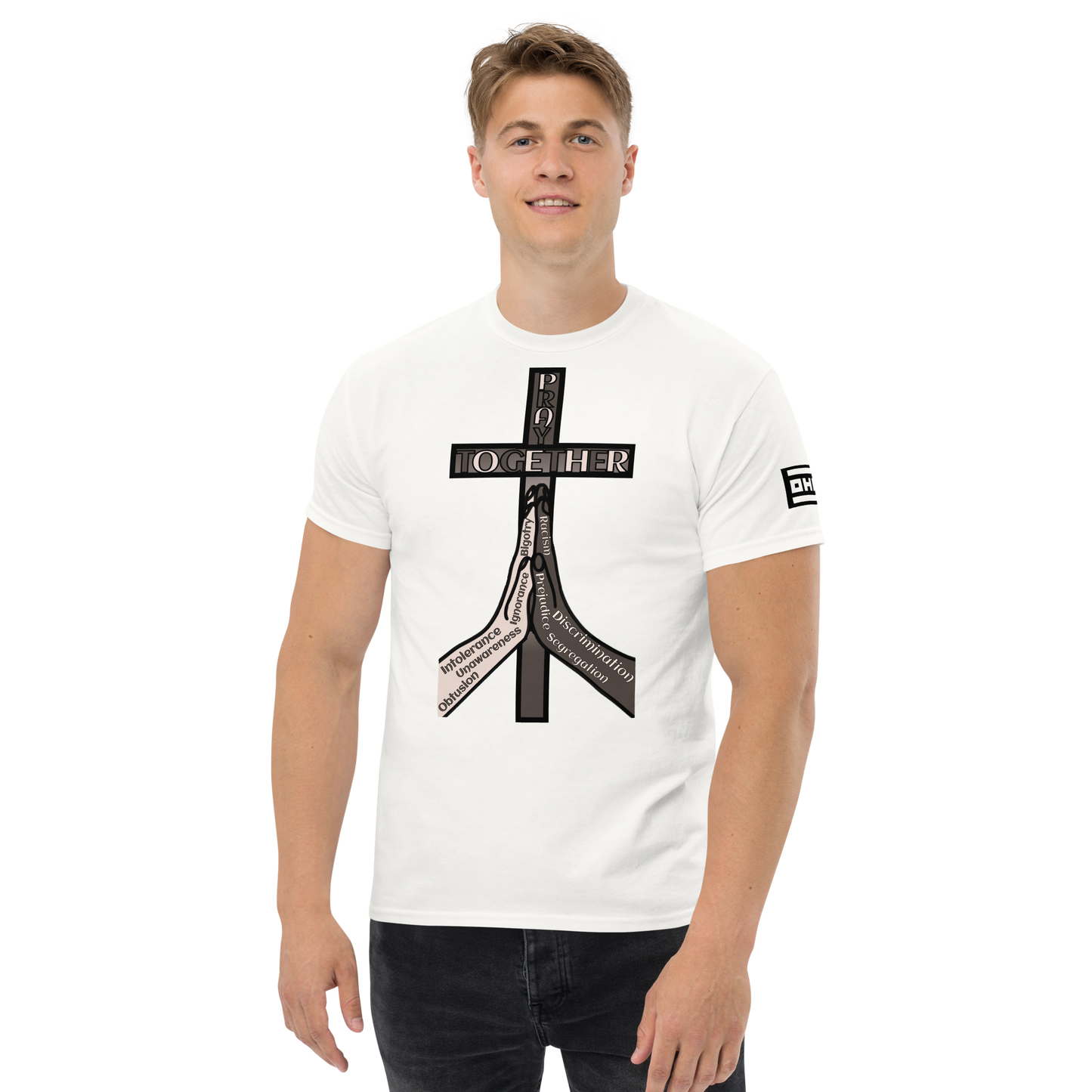 Men's classic tee PRAY TOGETHER