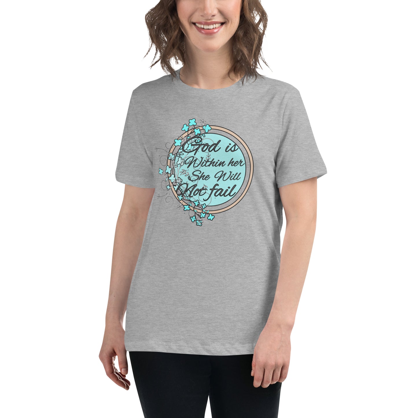 Women's Relaxed T-Shirt flowers