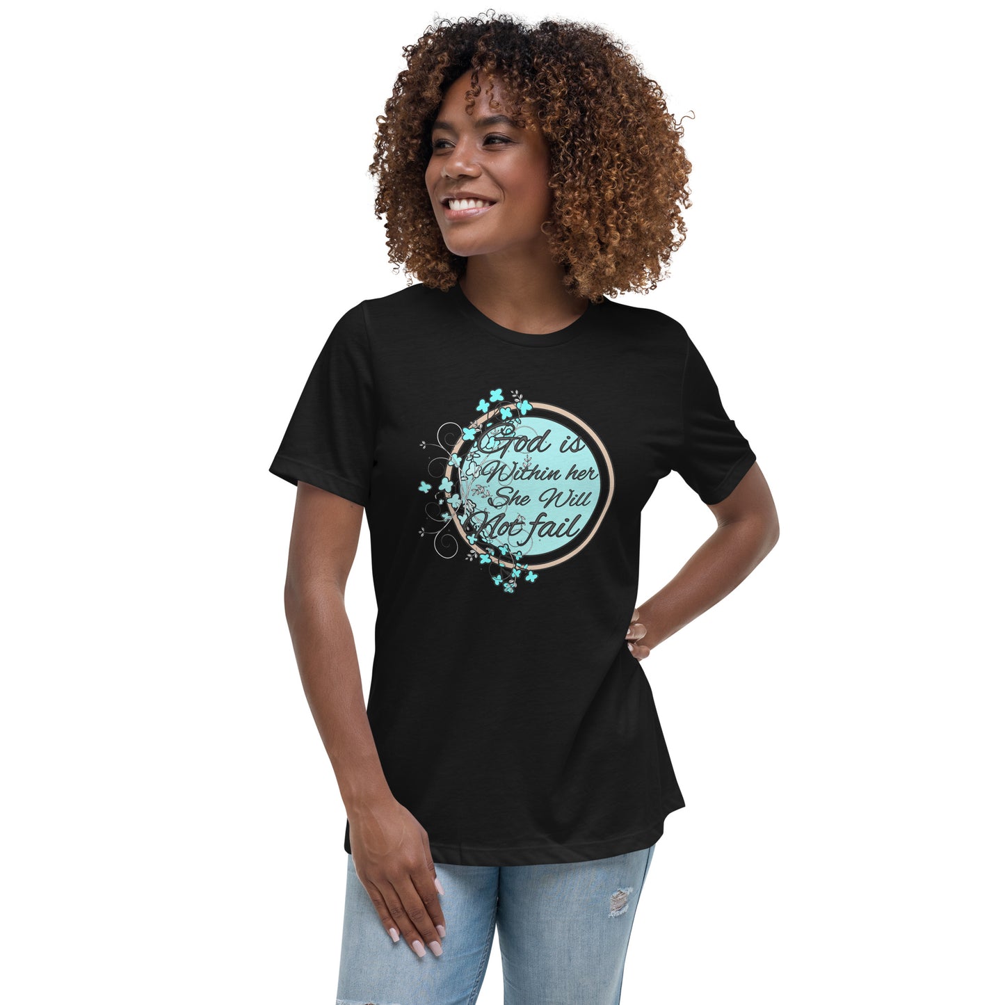 Women's Relaxed T-Shirt flowers