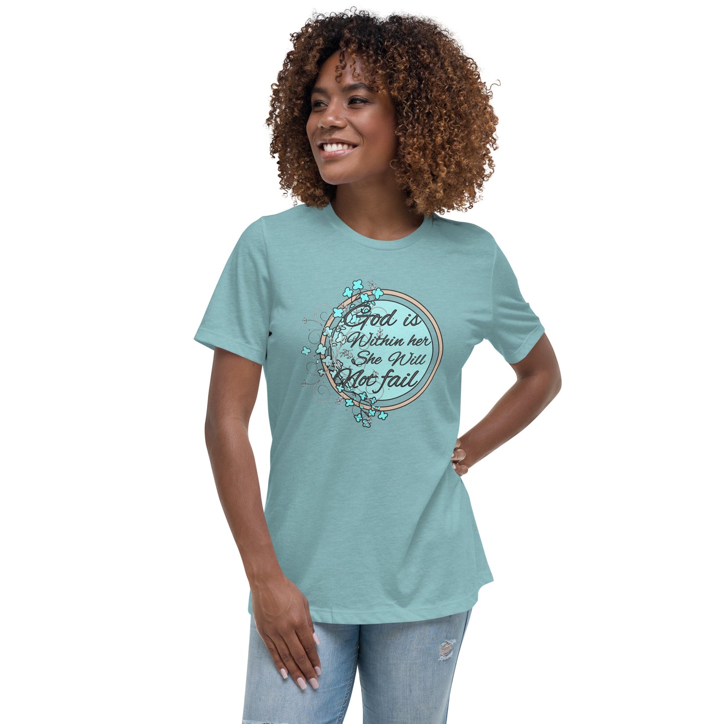 Women's Relaxed T-Shirt flowers