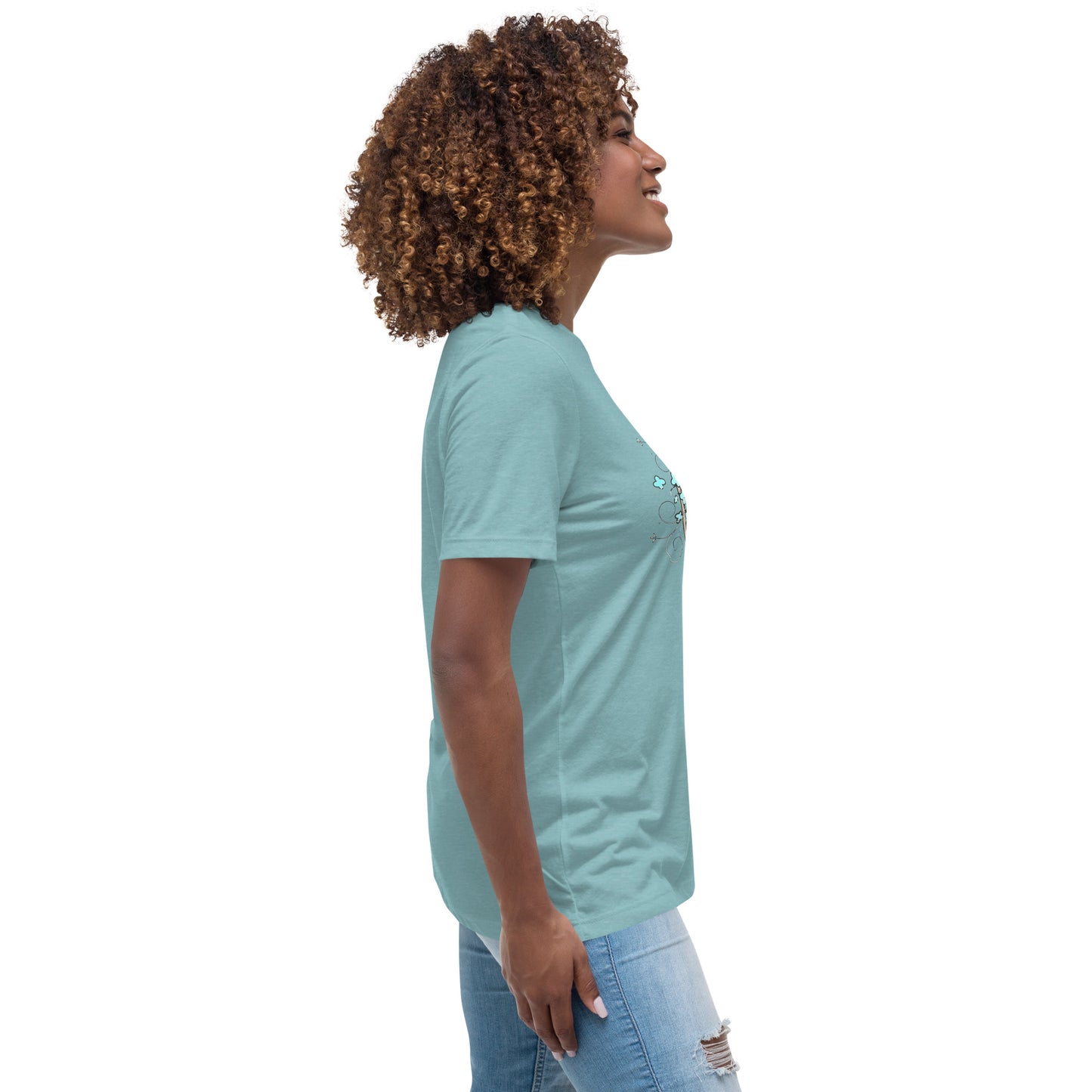 Women's Relaxed T-Shirt flowers