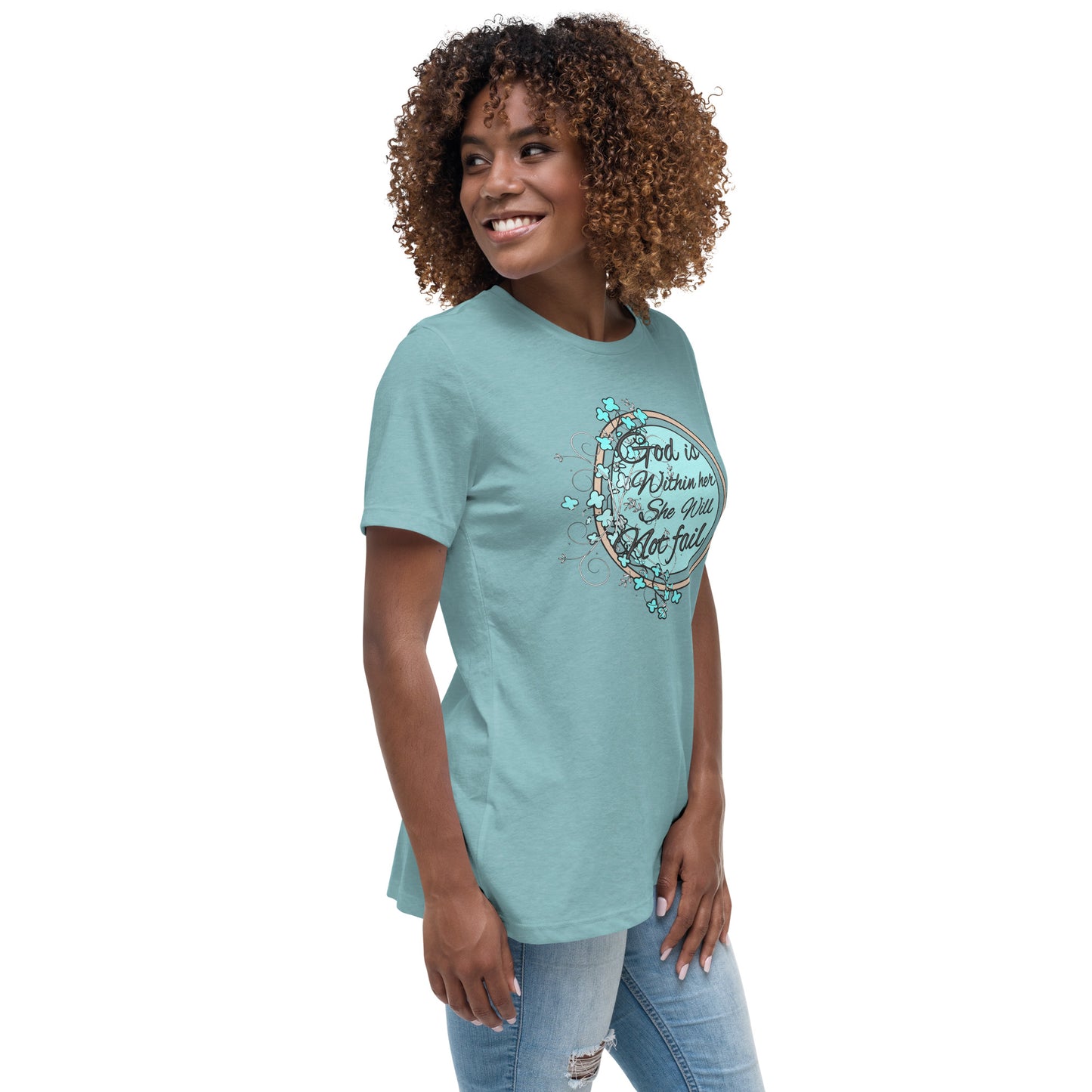 Women's Relaxed T-Shirt flowers