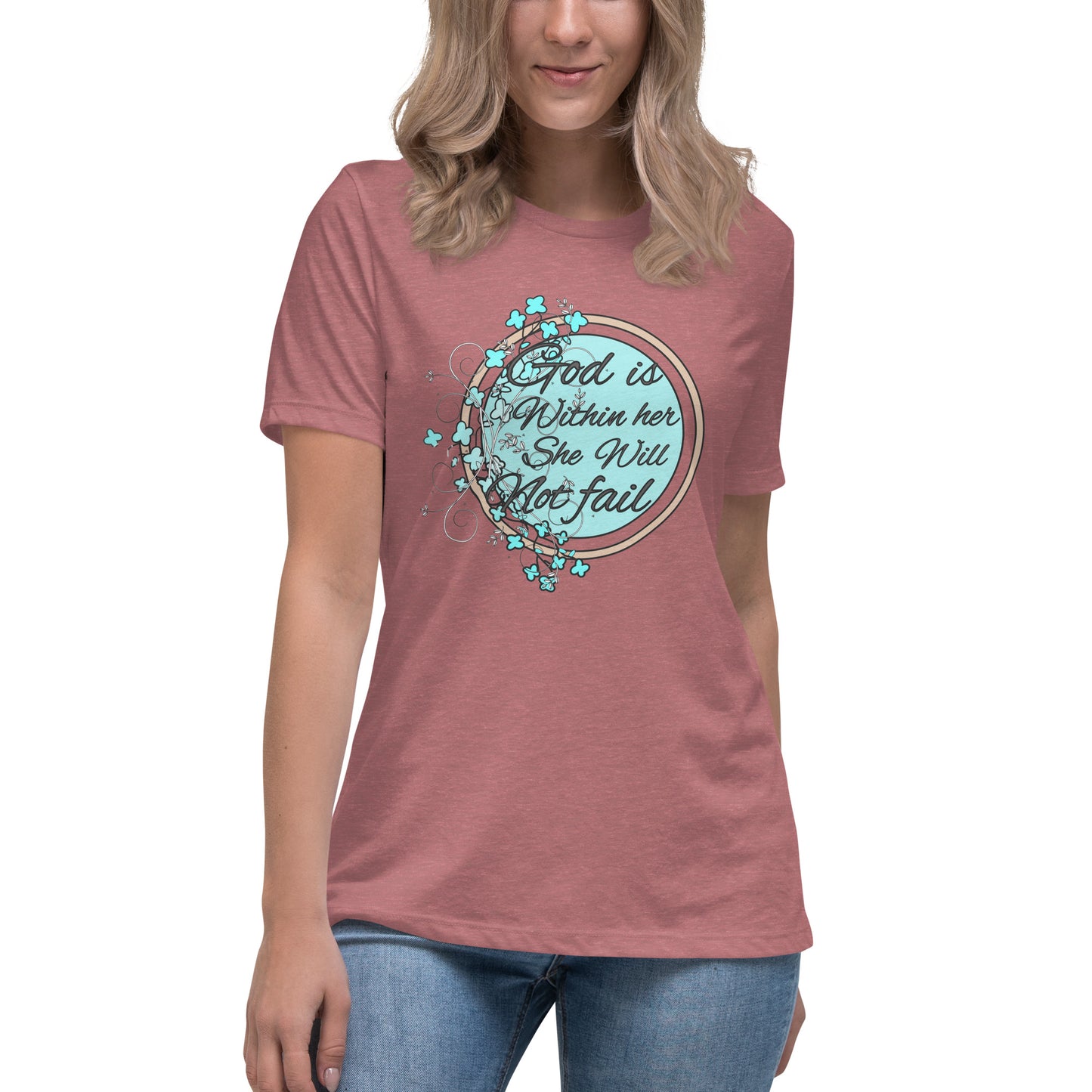 Women's Relaxed T-Shirt flowers