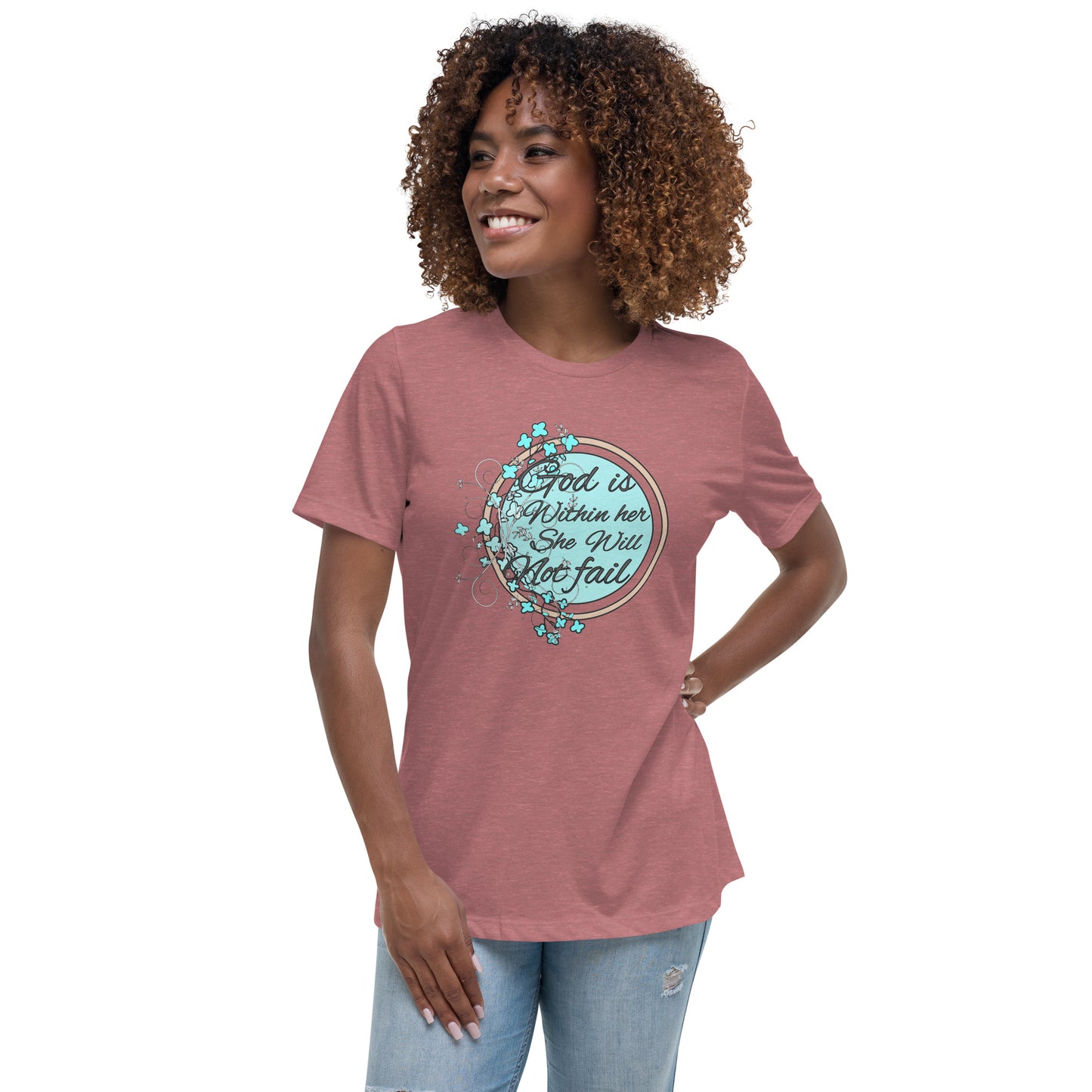 Women's Relaxed T-Shirt flowers