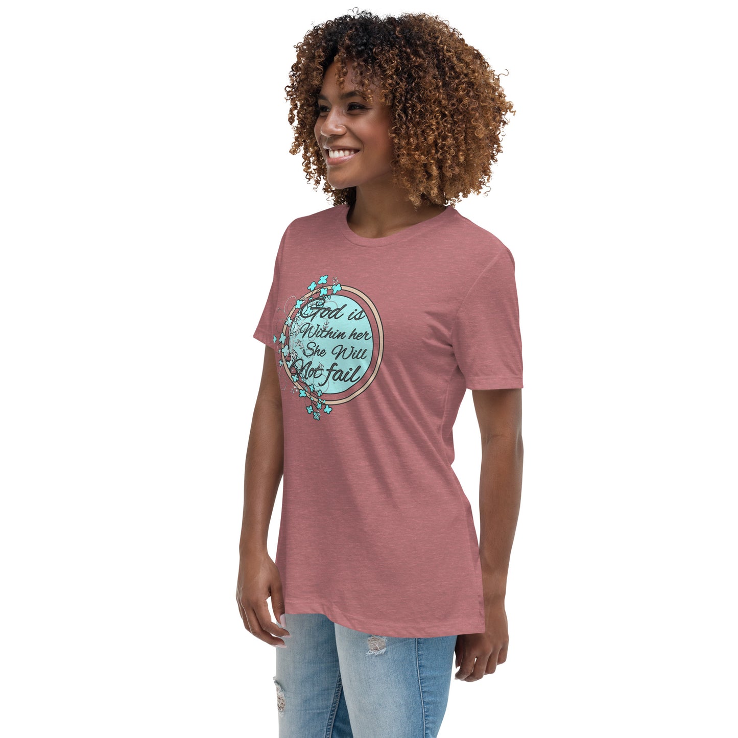 Women's Relaxed T-Shirt flowers