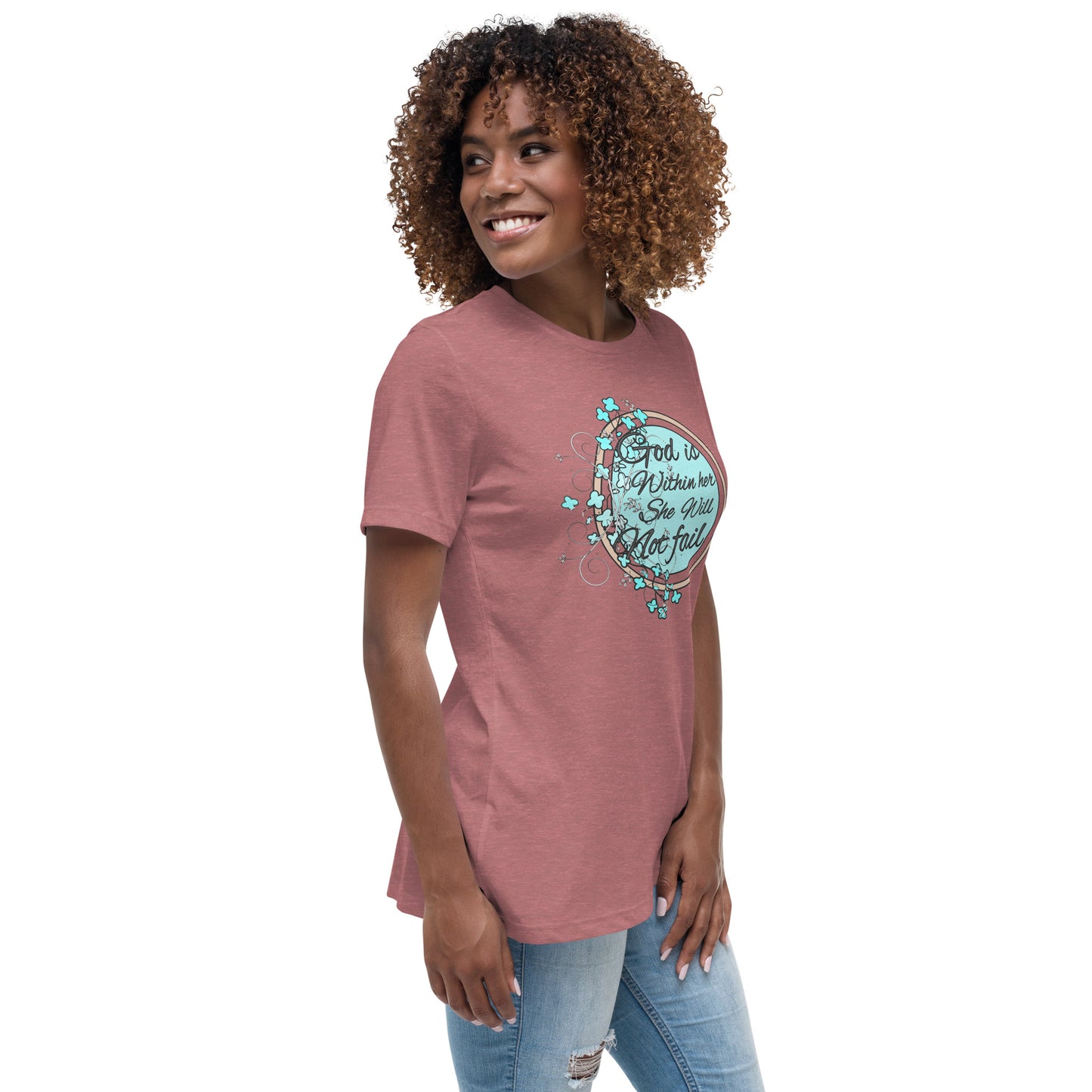 Women's Relaxed T-Shirt flowers