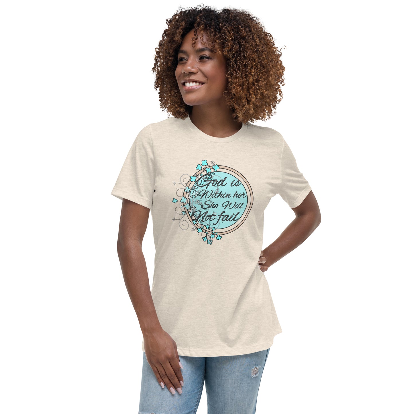 Women's Relaxed T-Shirt flowers