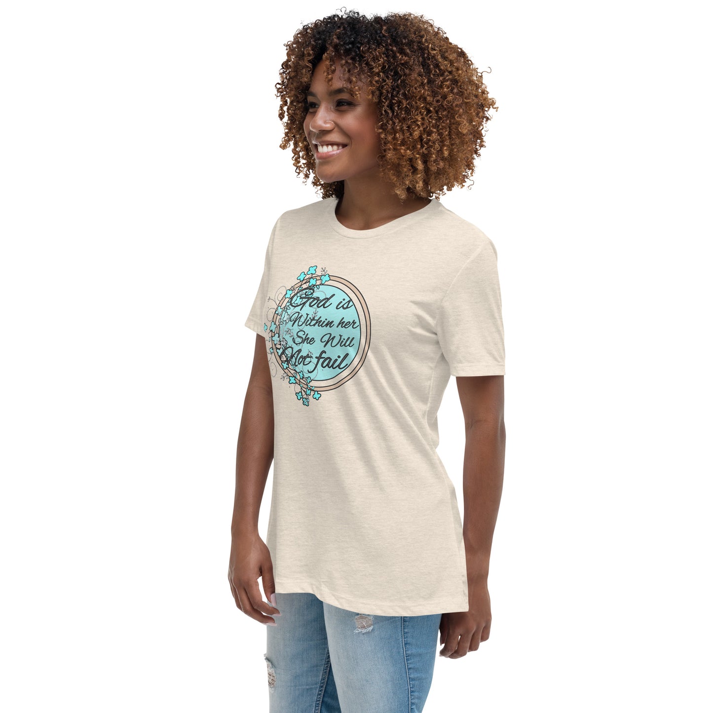 Women's Relaxed T-Shirt flowers