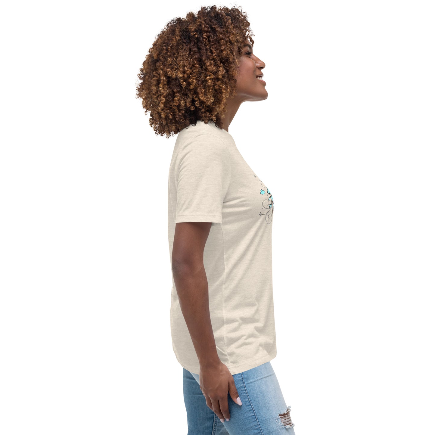 Women's Relaxed T-Shirt flowers