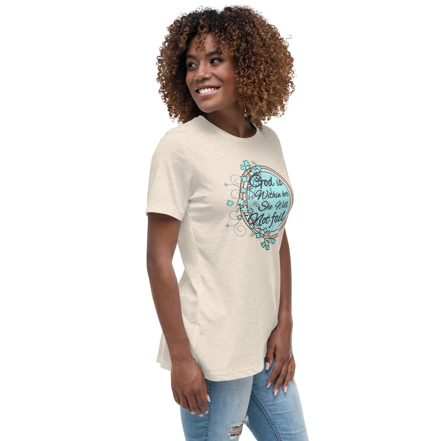 Women's Relaxed T-Shirt flowers