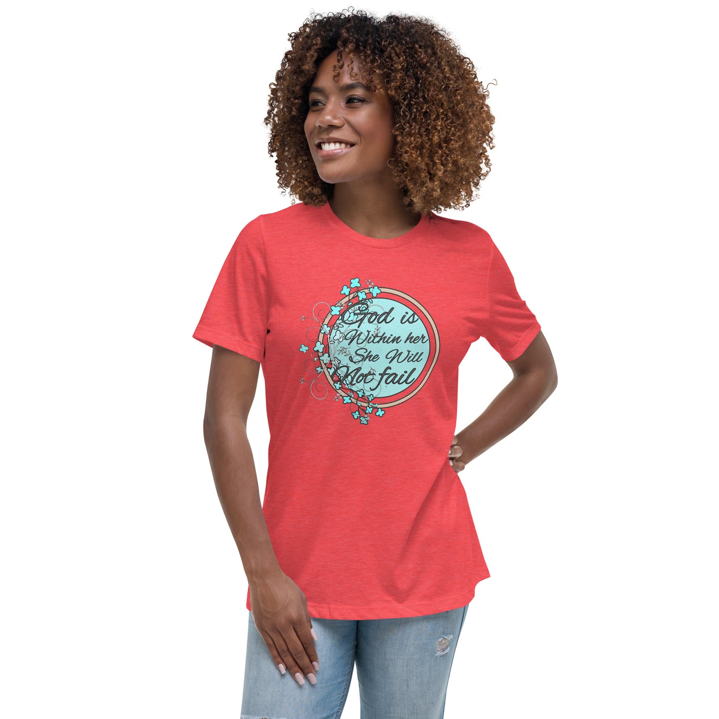 Women's Relaxed T-Shirt flowers