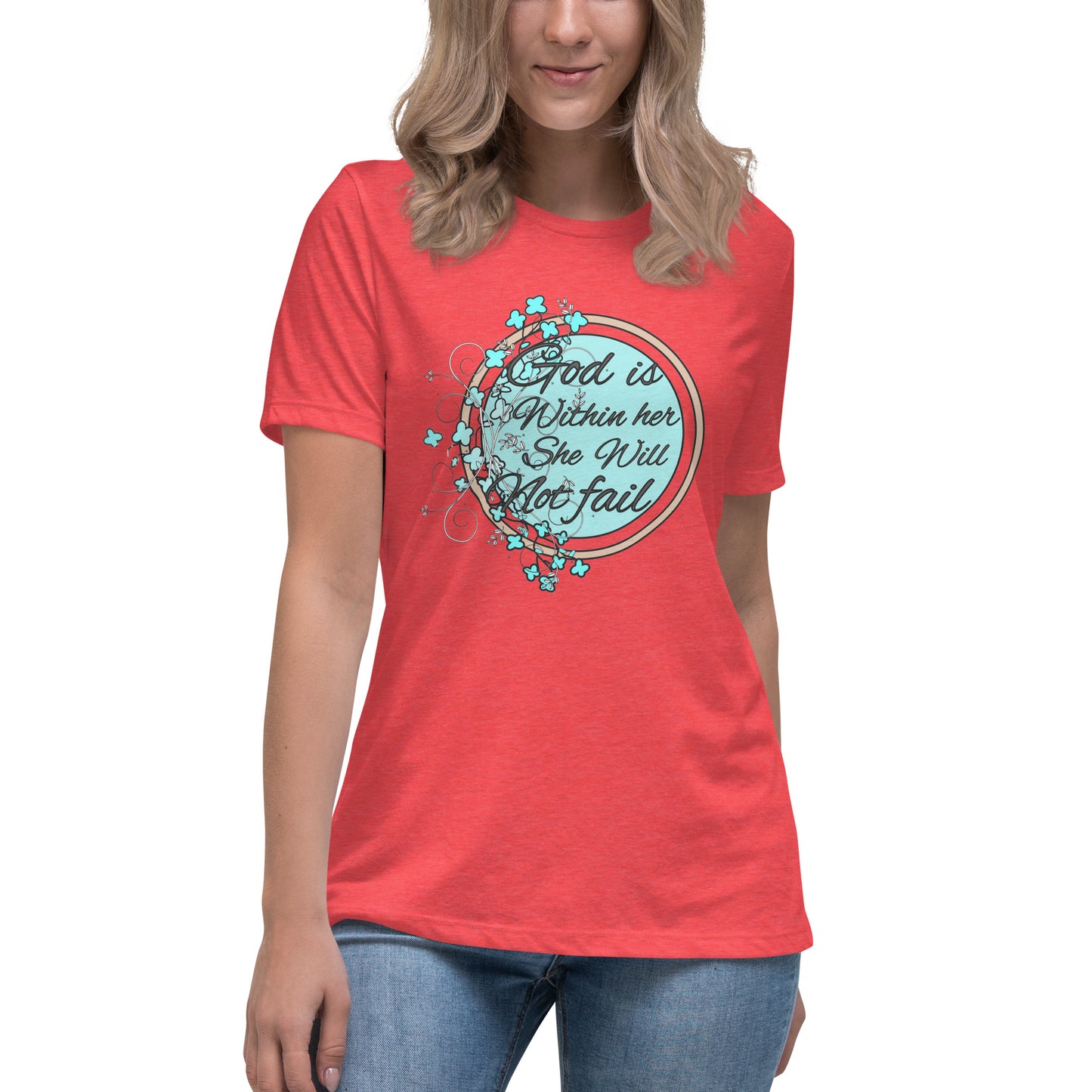 Women's Relaxed T-Shirt flowers