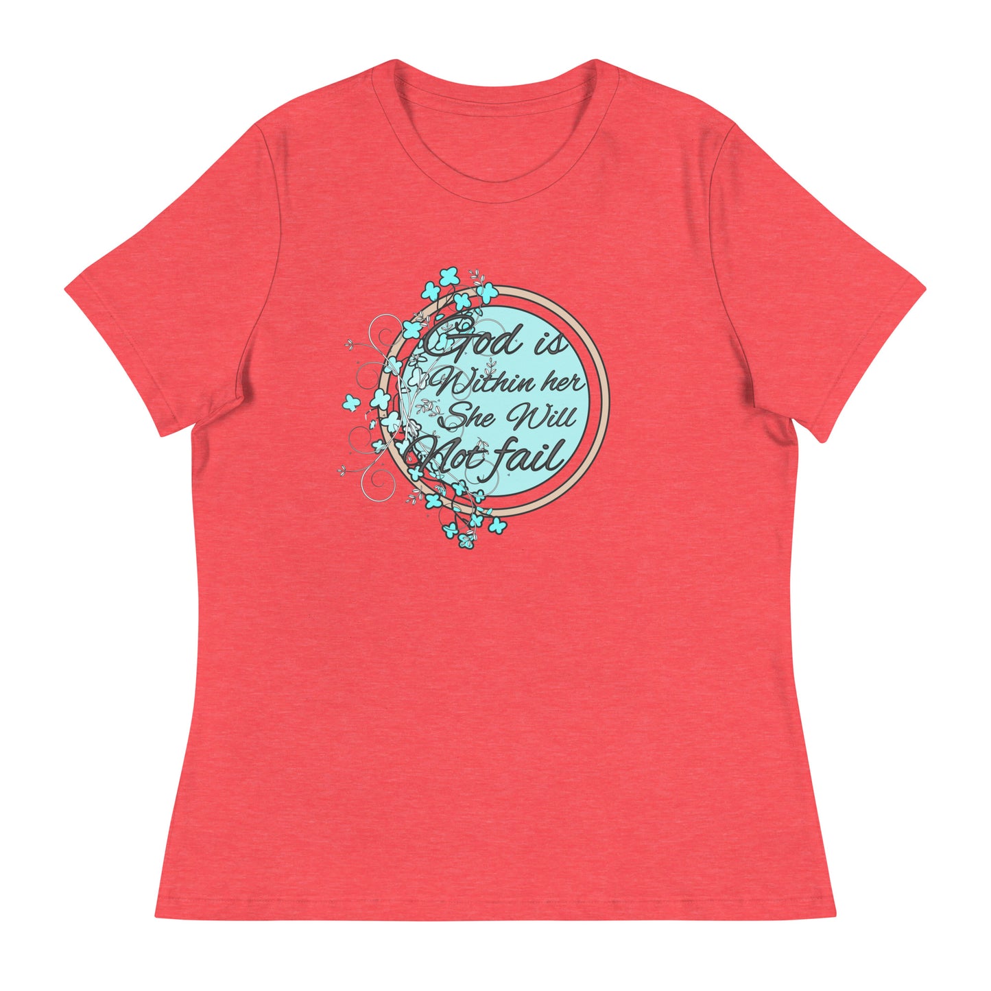 Women's Relaxed T-Shirt flowers