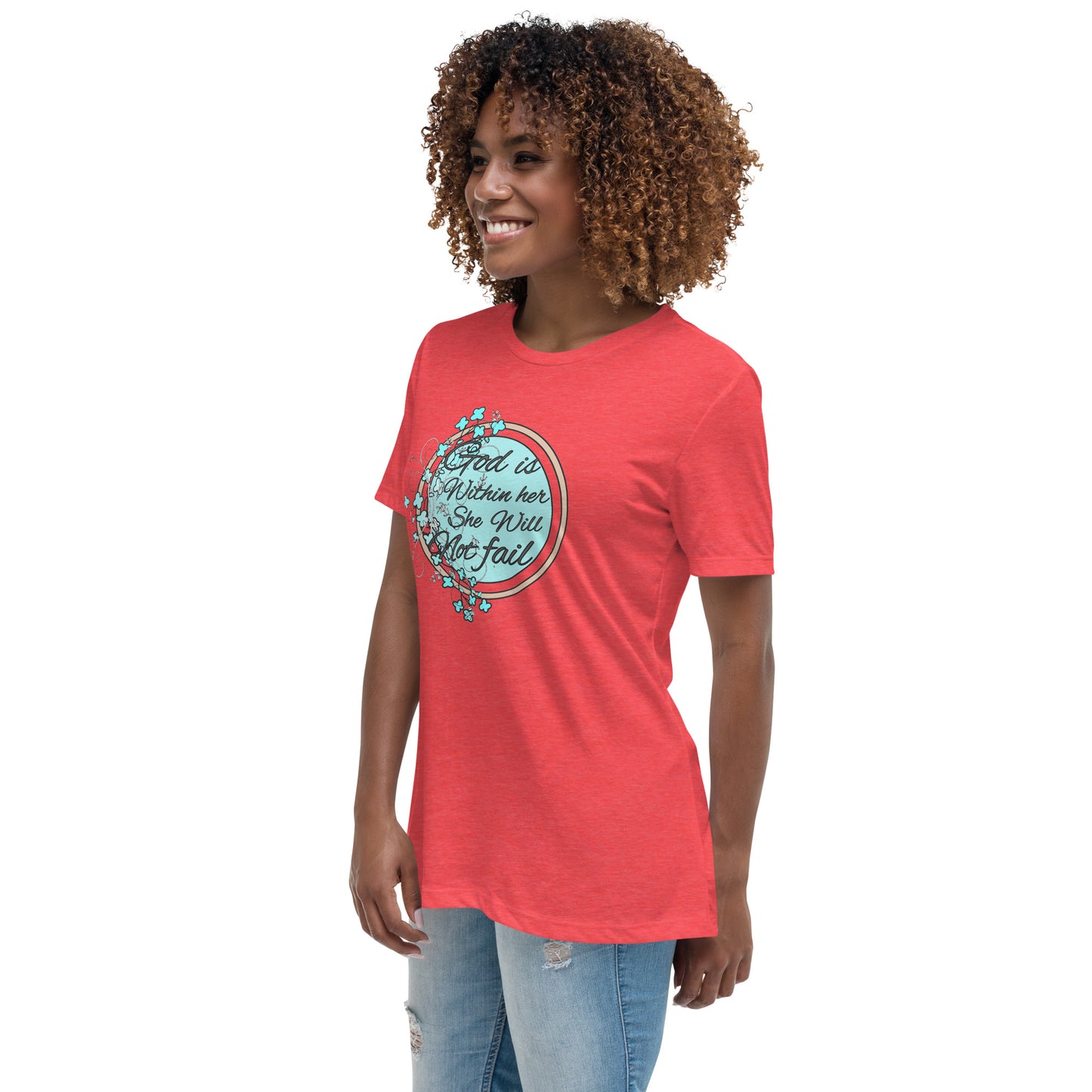 Women's Relaxed T-Shirt flowers