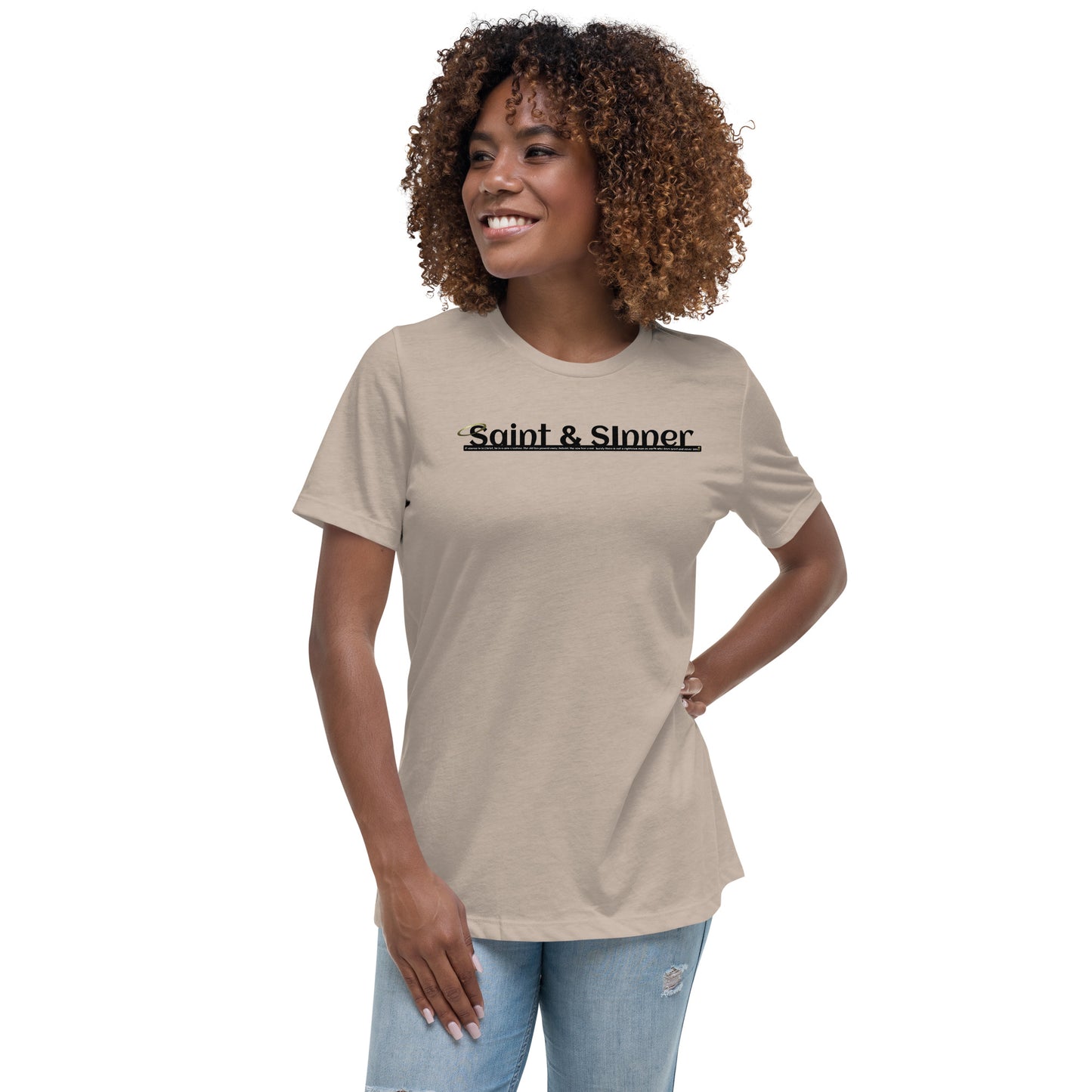 Women's Relaxed T-Shirt SAINT and SINNER