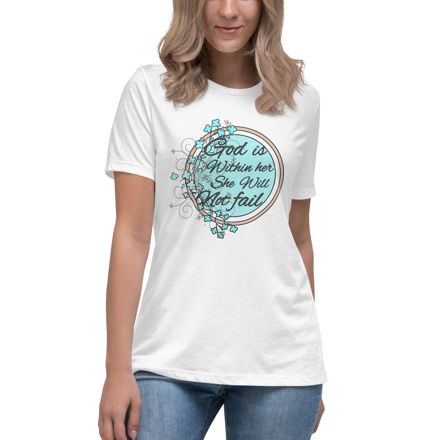 Women's Relaxed T-Shirt flowers