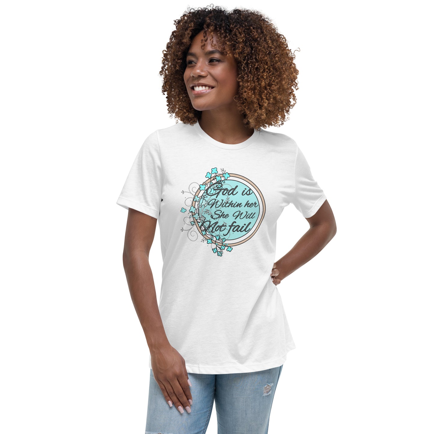 Women's Relaxed T-Shirt flowers