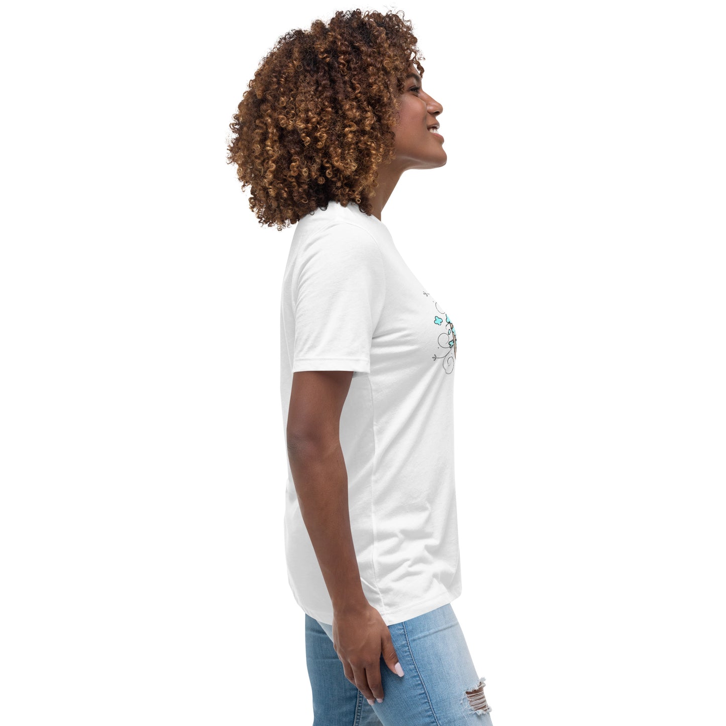 Women's Relaxed T-Shirt flowers