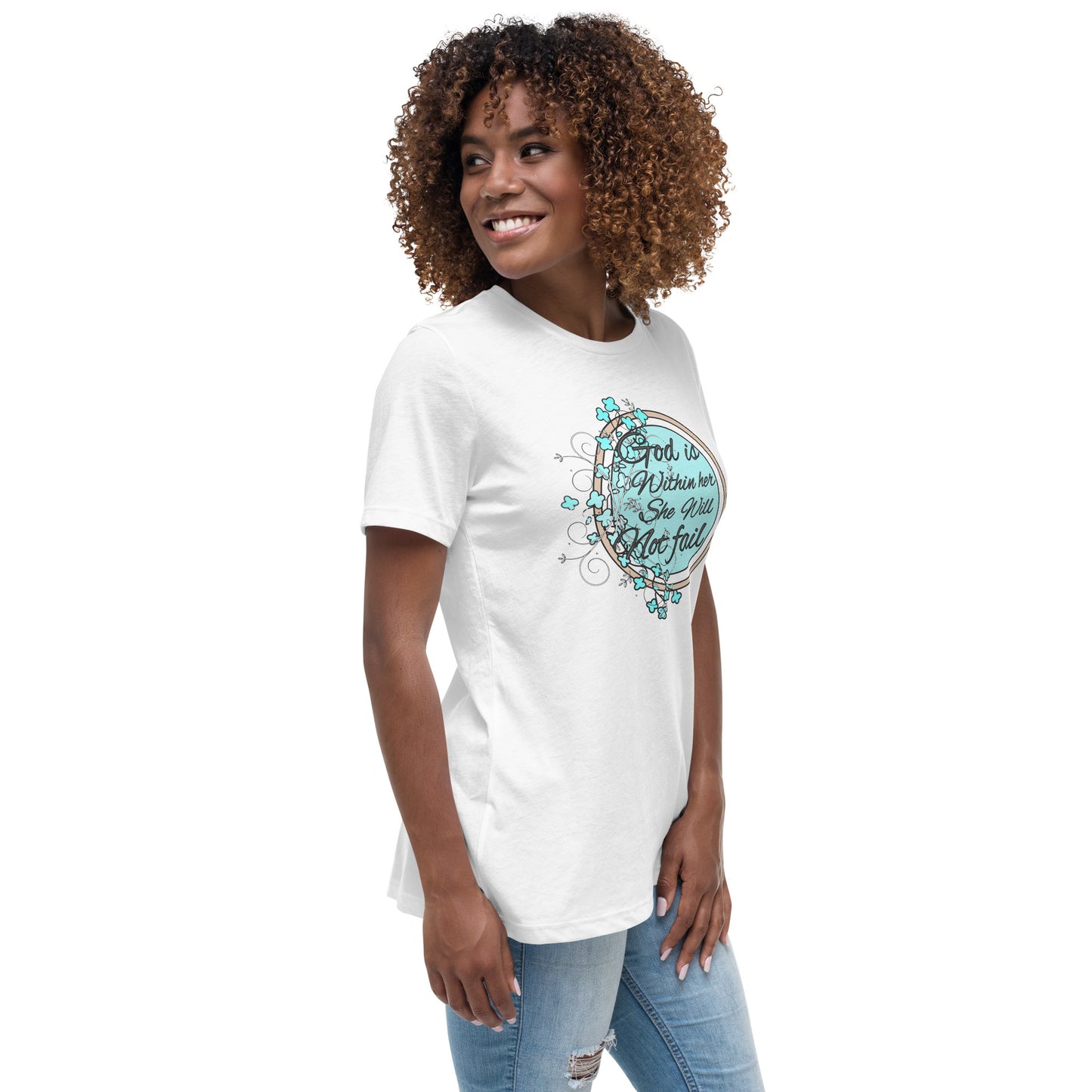 Women's Relaxed T-Shirt flowers