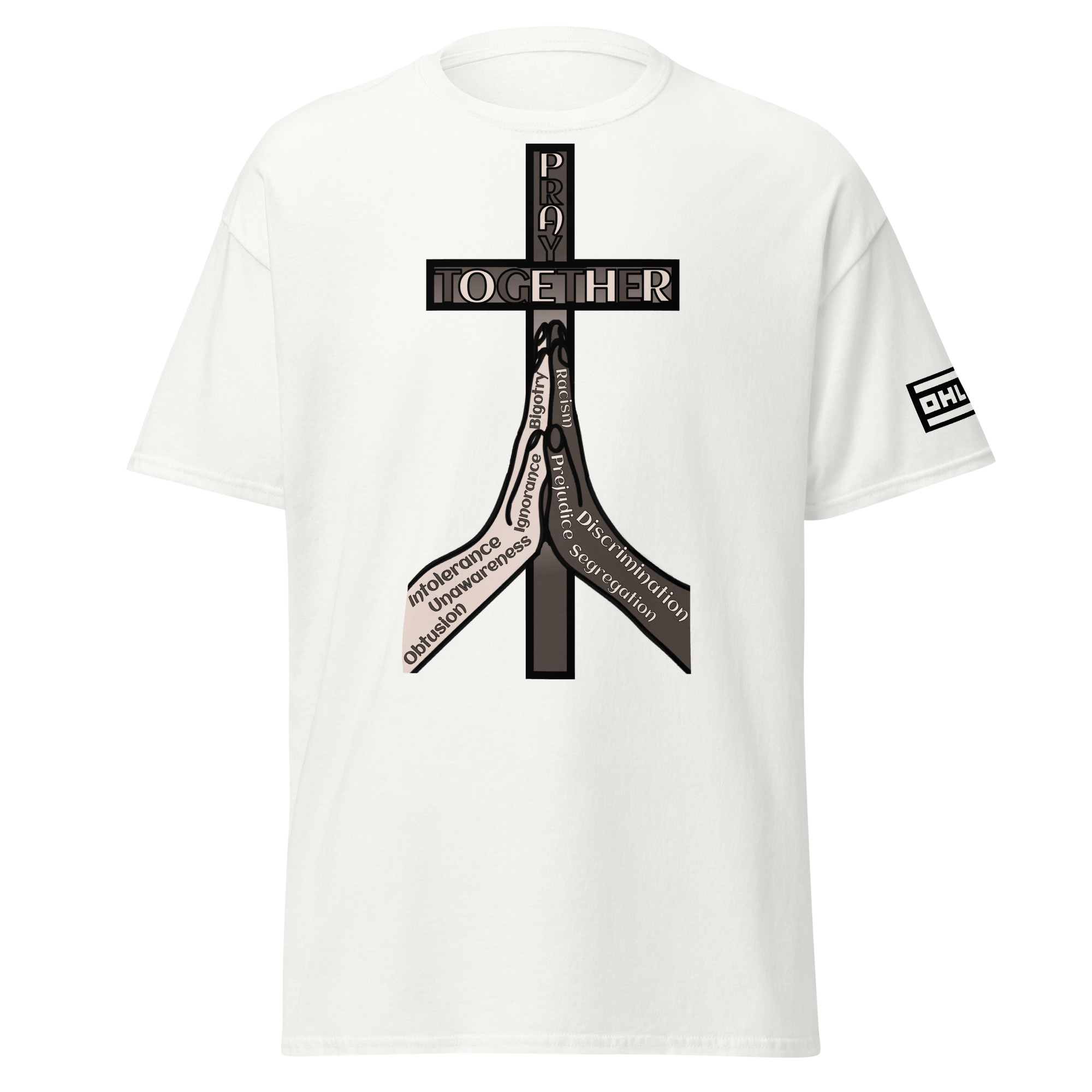 Unisex classic tee pray together - Image 49